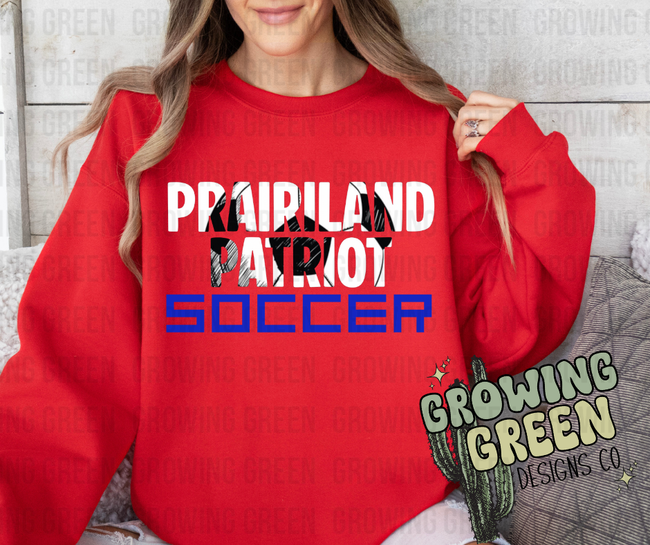 Distressed Spirit Soccer - ANY SCHOOL