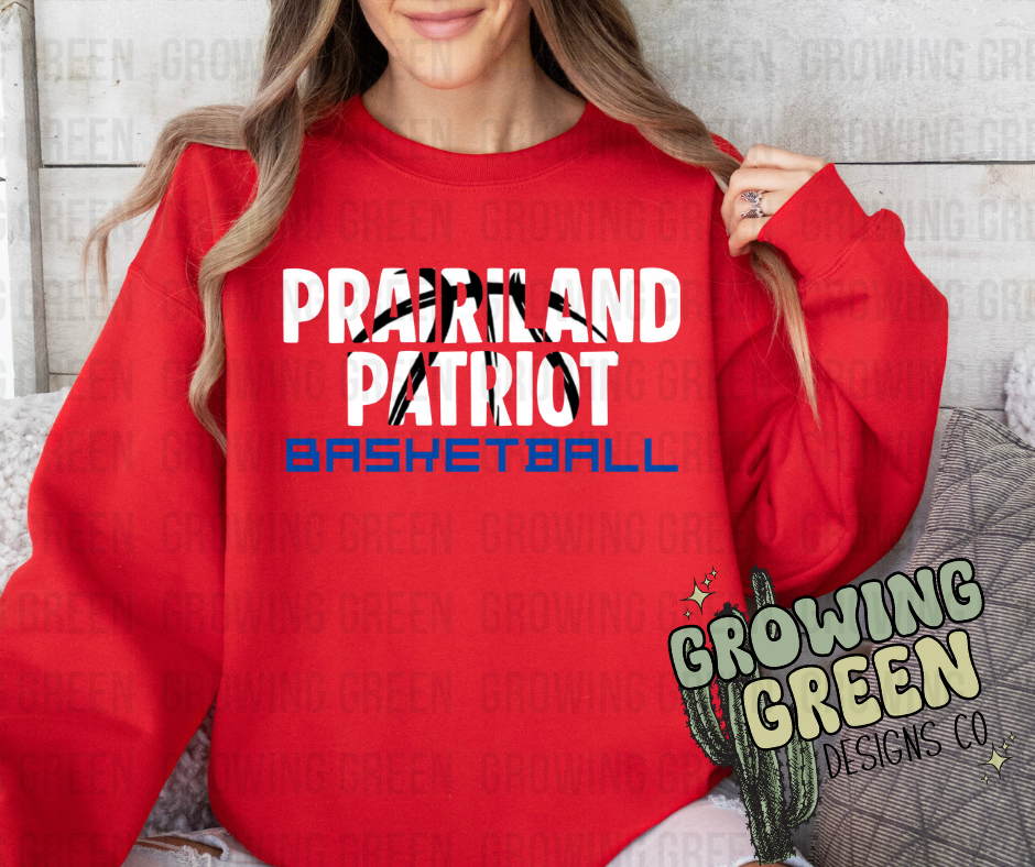 Distressed Spirit Basketball - ANY SCHOOL