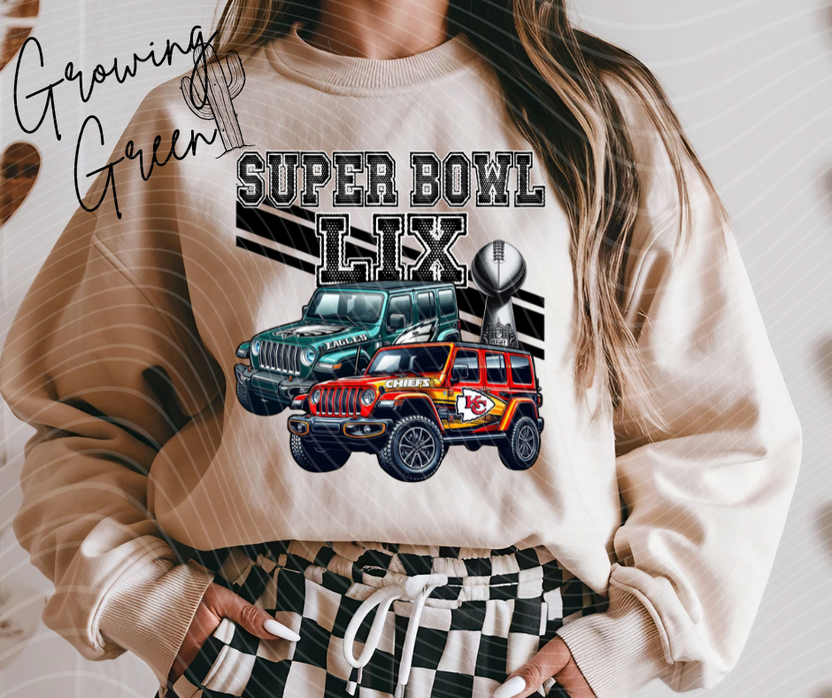 Super Bowl Jeeps