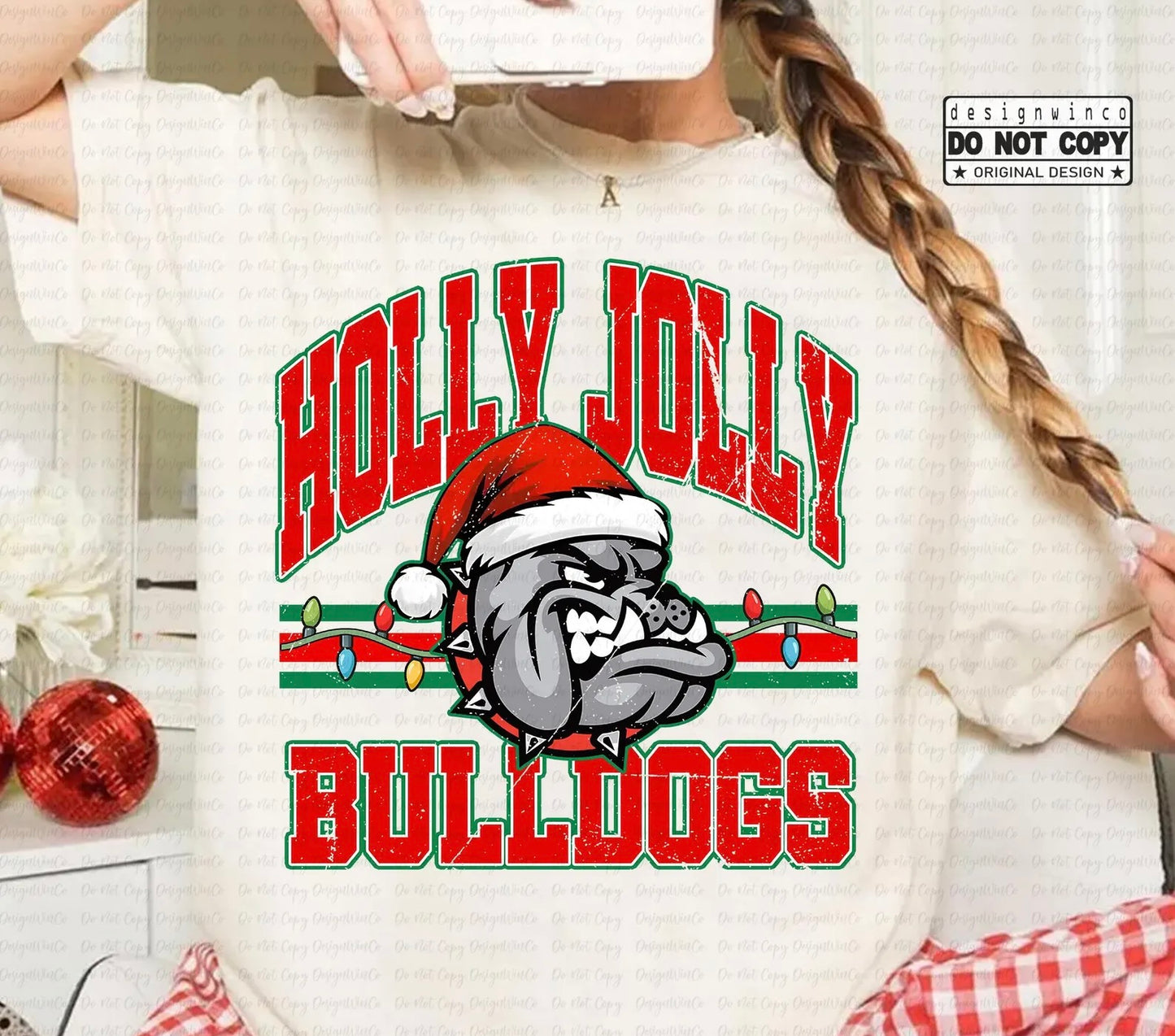 Holly Jolly Mascot - ANY MASCOT