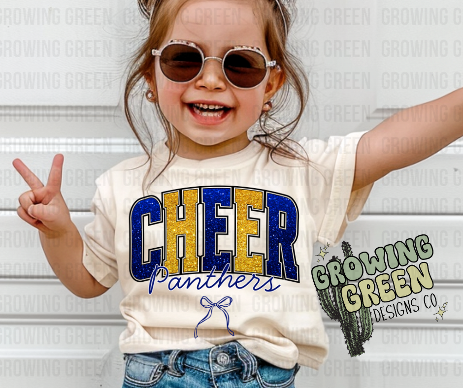 Glitter Cheer Mascot - CUSTOM