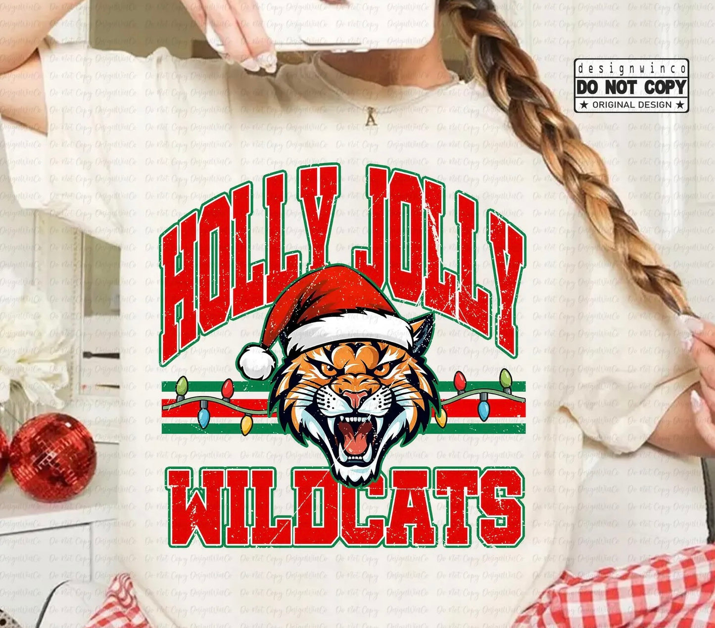 Holly Jolly Mascot - ANY MASCOT