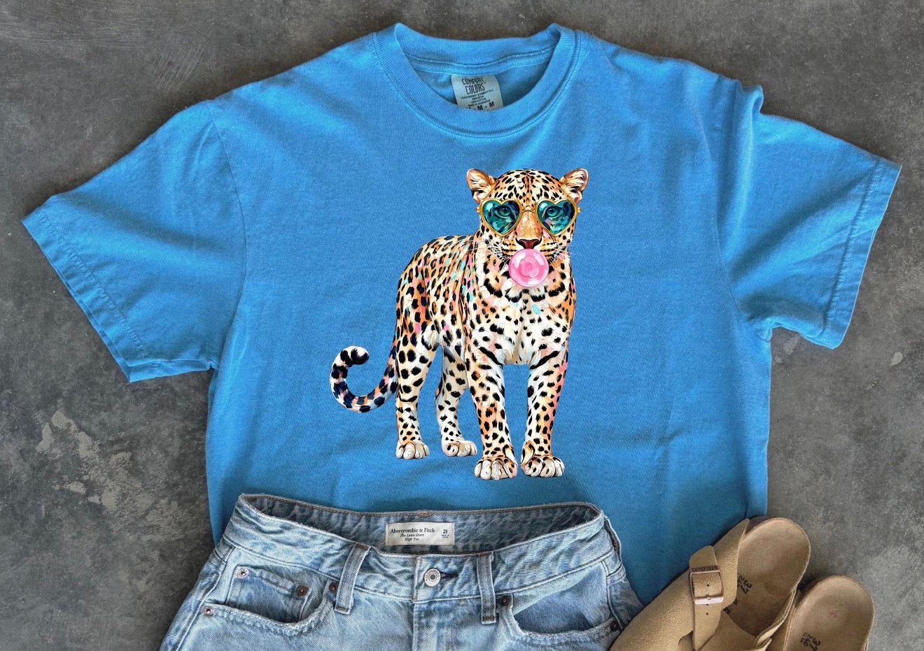 Cheetah Blowing Bubble