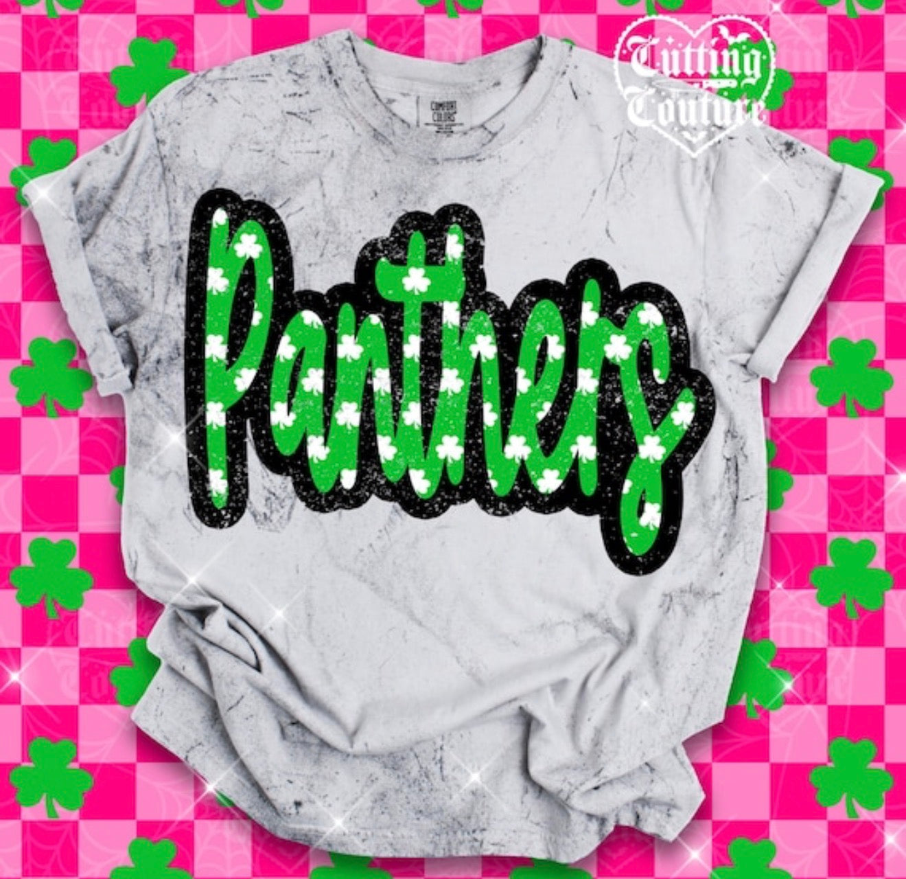 Distressed Clovers - ANY MASCOT