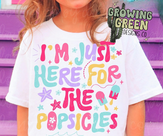 I’m just here for the popsicles