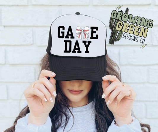 Game Day Coquette Trucker Hat