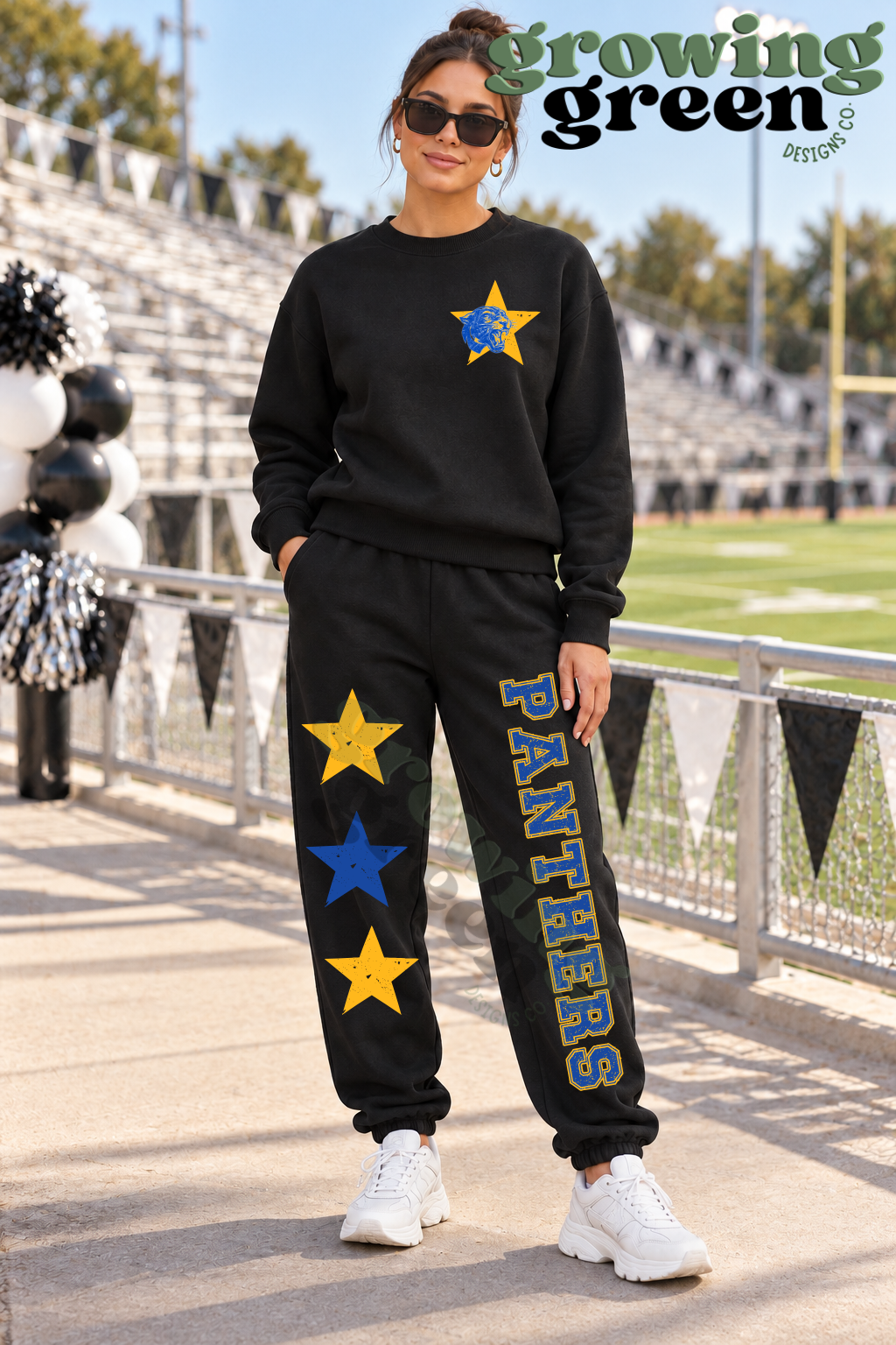 Stars Spirit Sweatsuit - ANY MASCOT/SCHOOL (Copy)