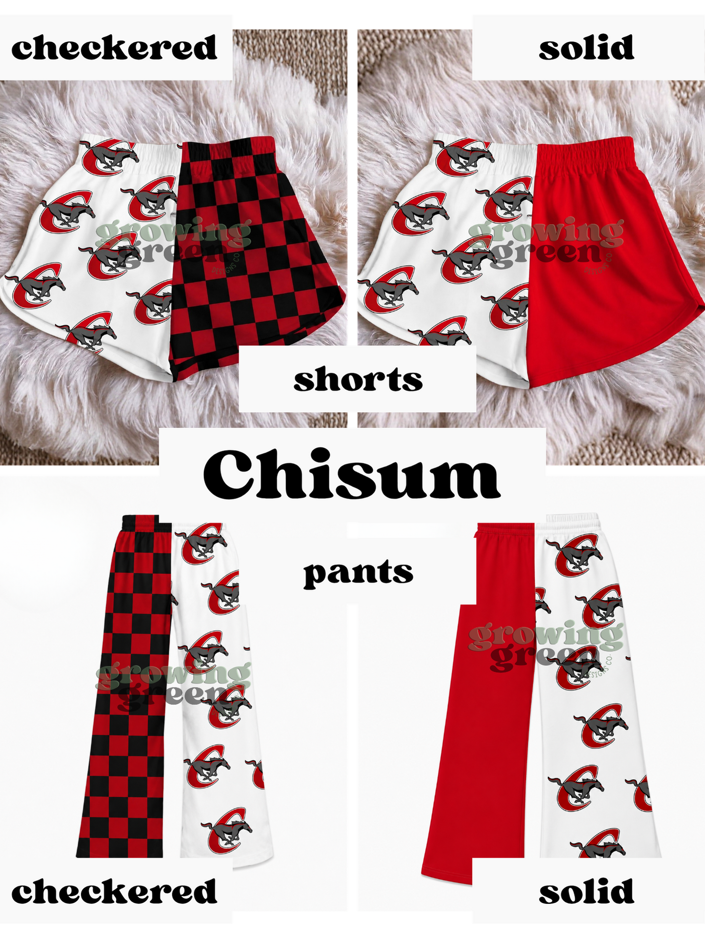 School Split Spirit Bottoms - PRE ORDER
