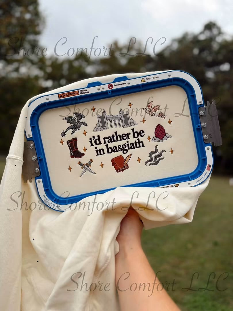 I’d Rather Be … Embroidered