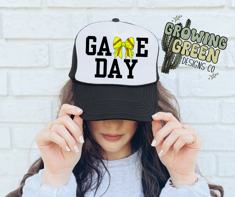 Game Day Coquette Trucker Hat