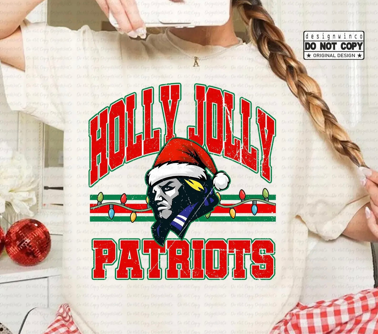 Holly Jolly Mascot - ANY MASCOT