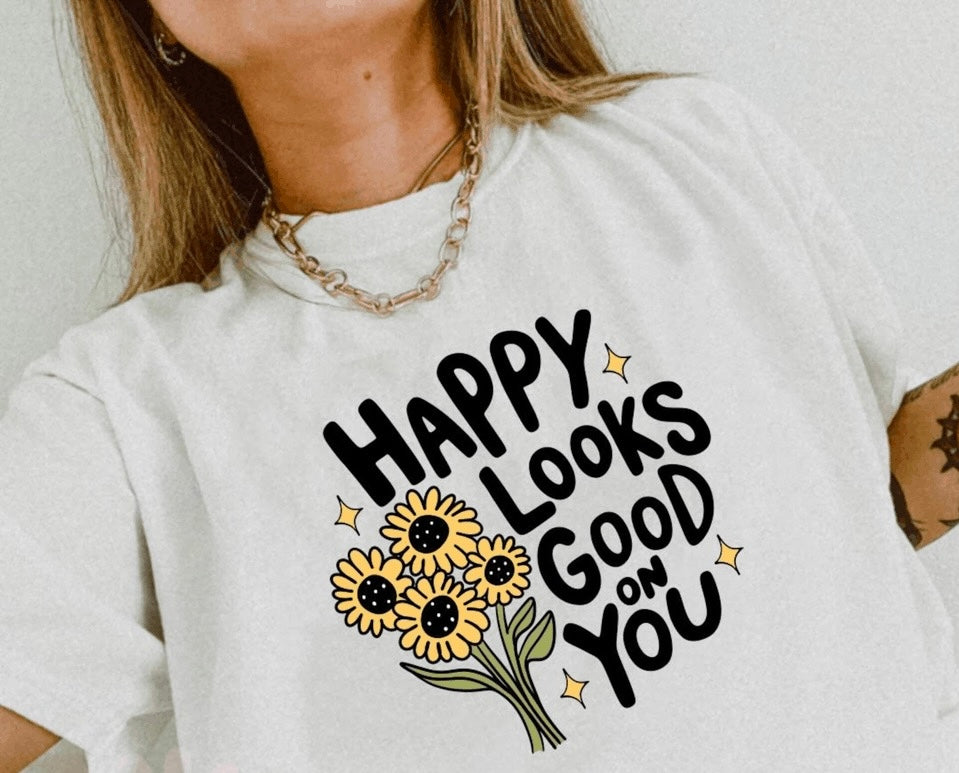 Happy Looks Good On You