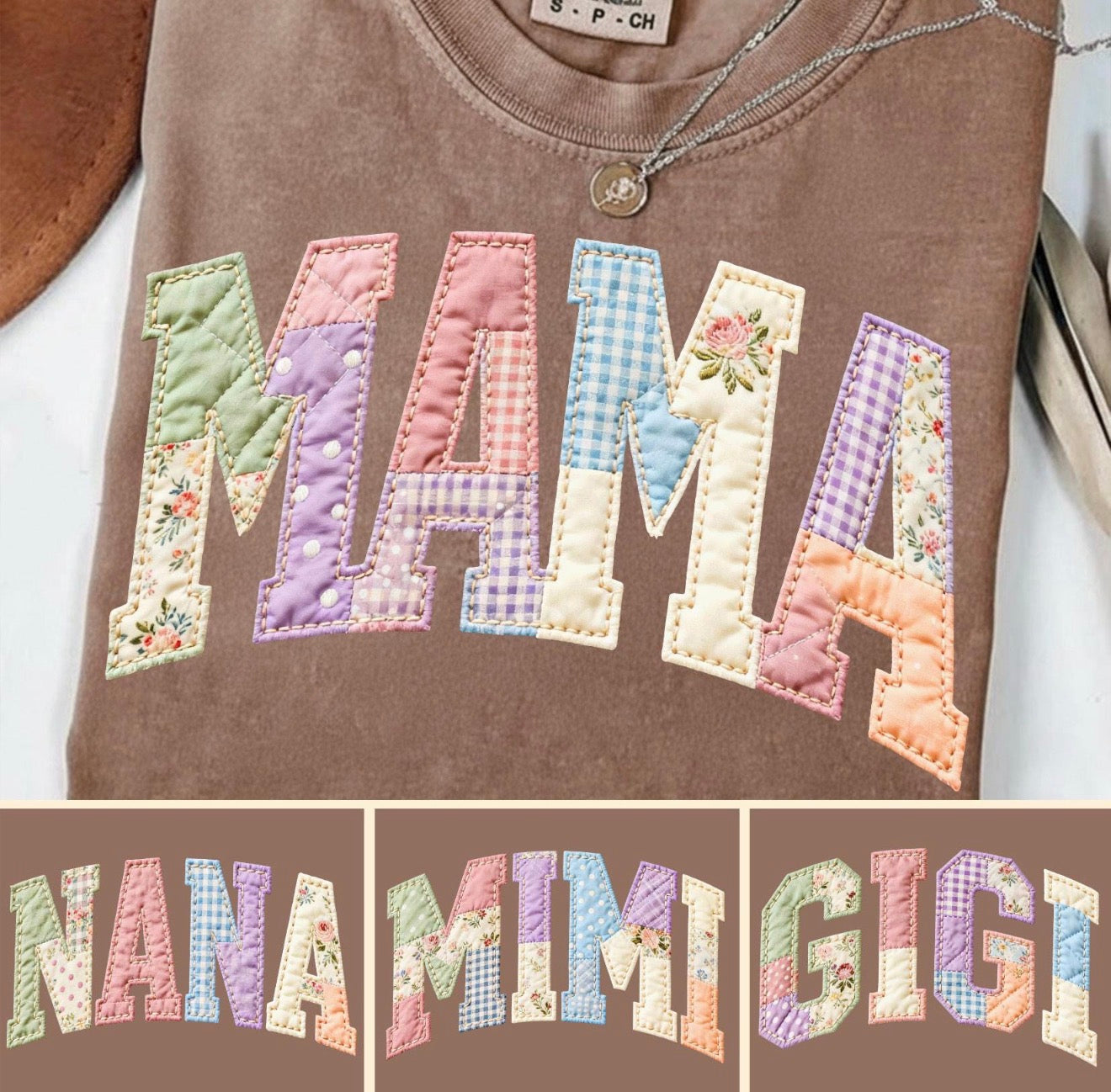 Quilt Faux Patchwork - ANY NAME