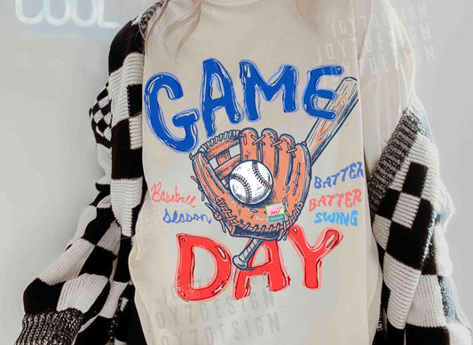 Game day Baseball Sketch