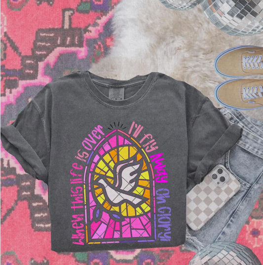 I’ll Fly Away Stained Glass