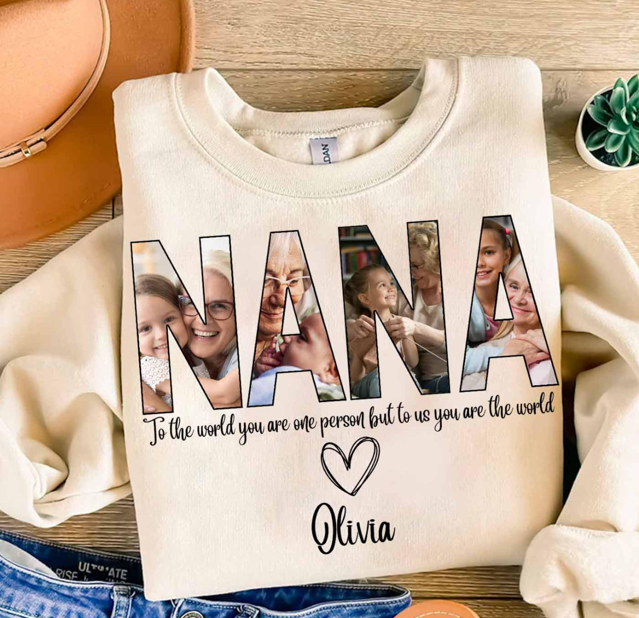 CUSTOM - To the world you are one person Photo Collage