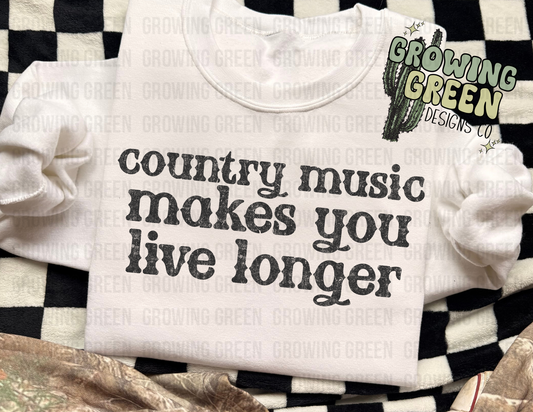 Country Music Makes You Live Longer