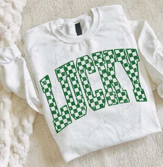 Lucky Distressed Checkered