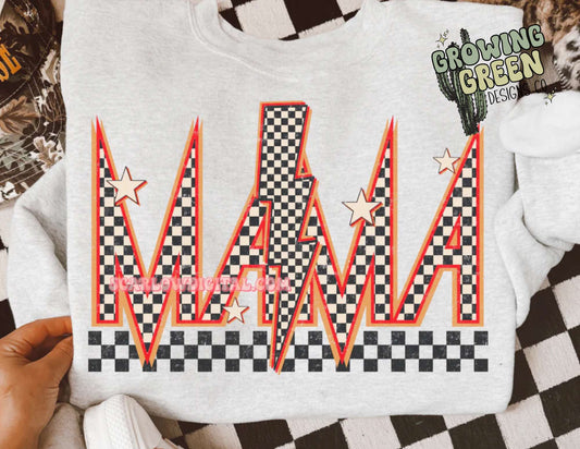 Rocker Mama Red and Orange