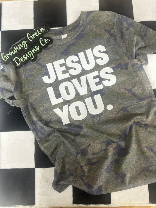 Jesus Loves You. Camo