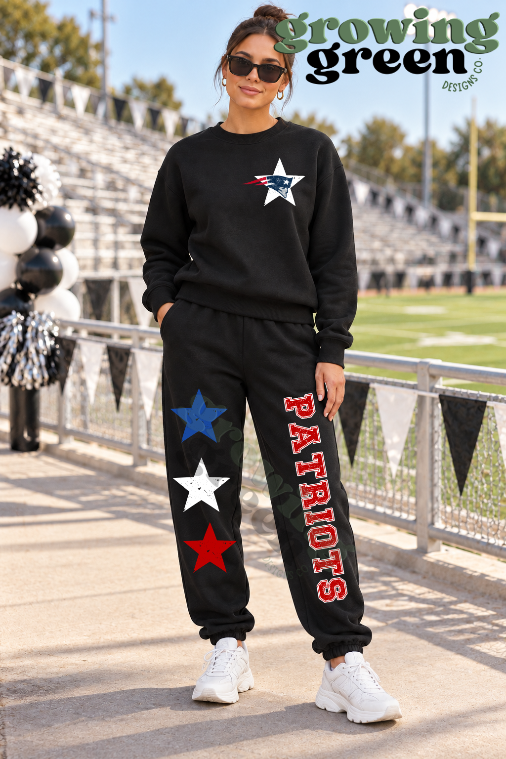 Stars Spirit Sweatsuit - ANY MASCOT/SCHOOL (Copy)
