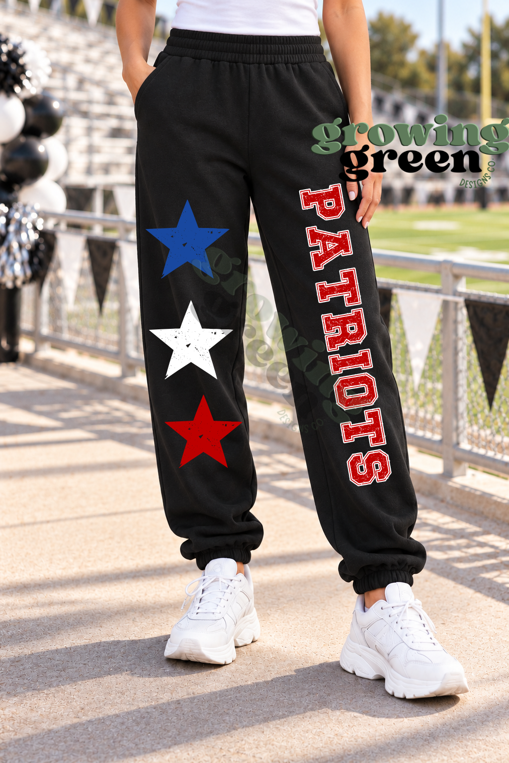 Stars Sweatpants- ANY MASCOT/SCHOOL