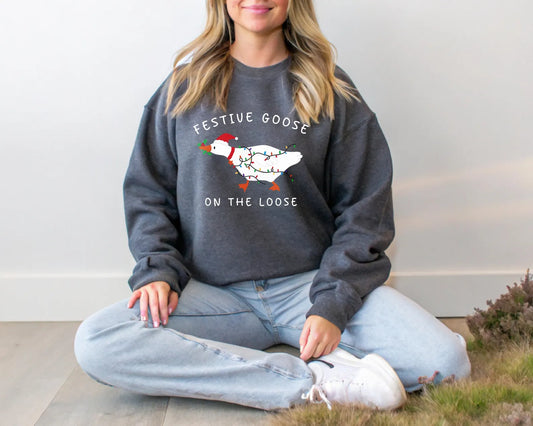 Festive Goose On The Loose