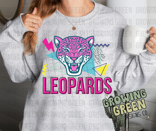 90s Vibe Leopard Sweatshirt/Hoodie