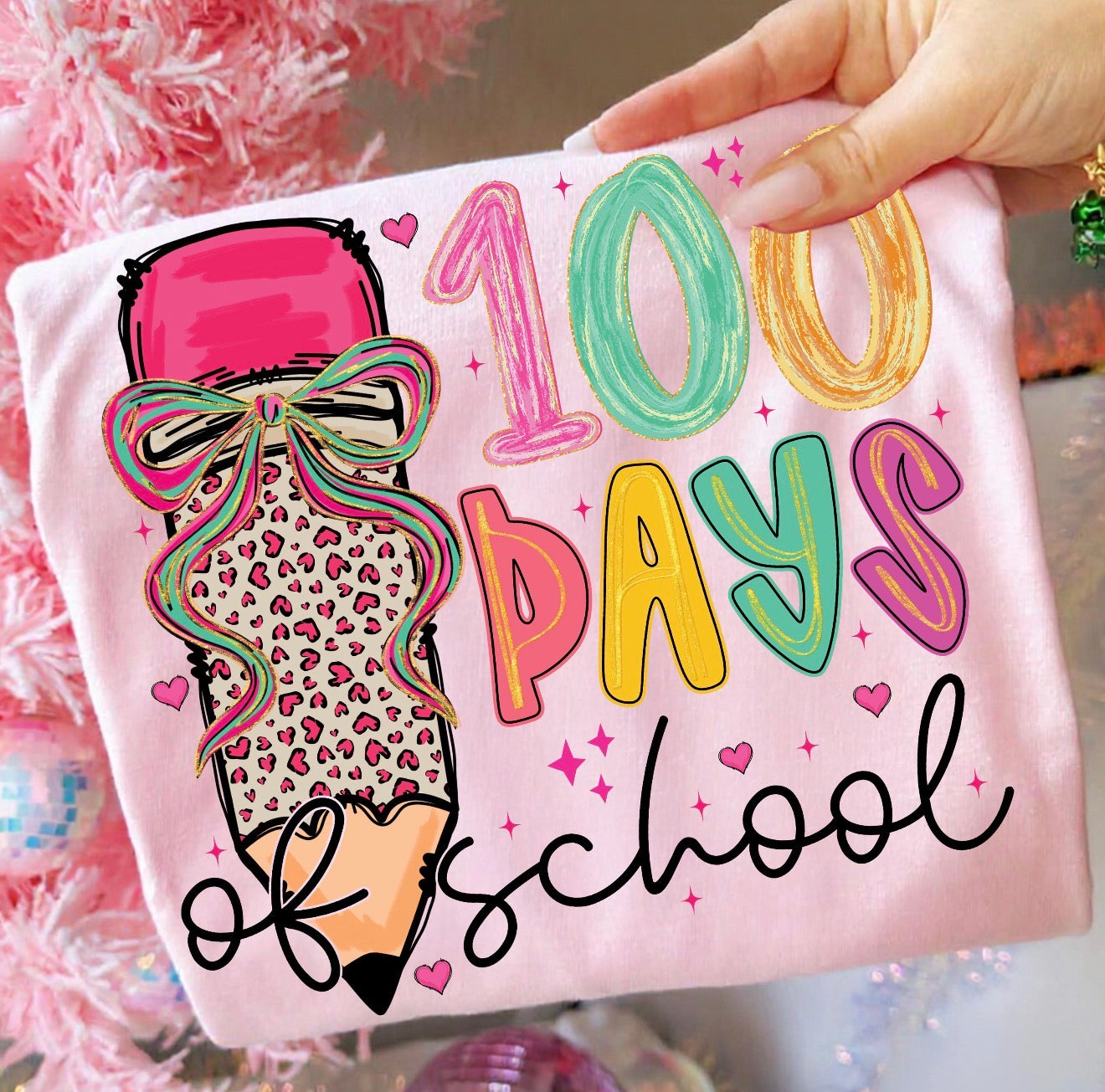 100 days of school pencil