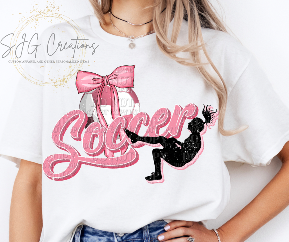 Soccer Bow Silhouette