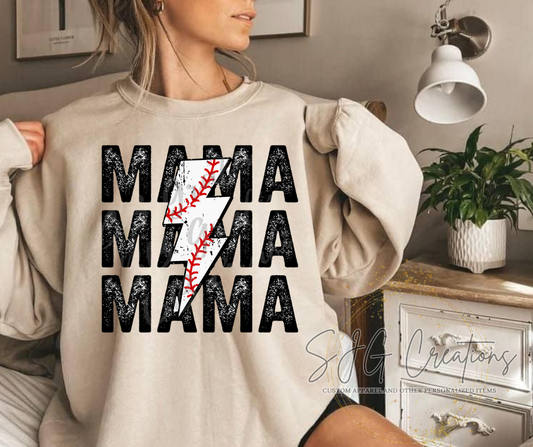 Baseball Mama Stacked