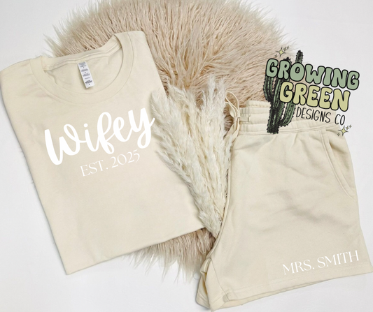 Wifey Short Set