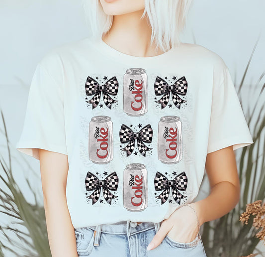 Diet Coke Checkered Coquette