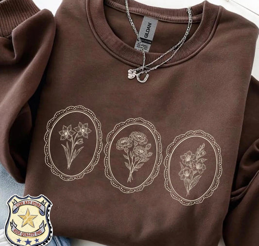 Minimalist Flower Frames