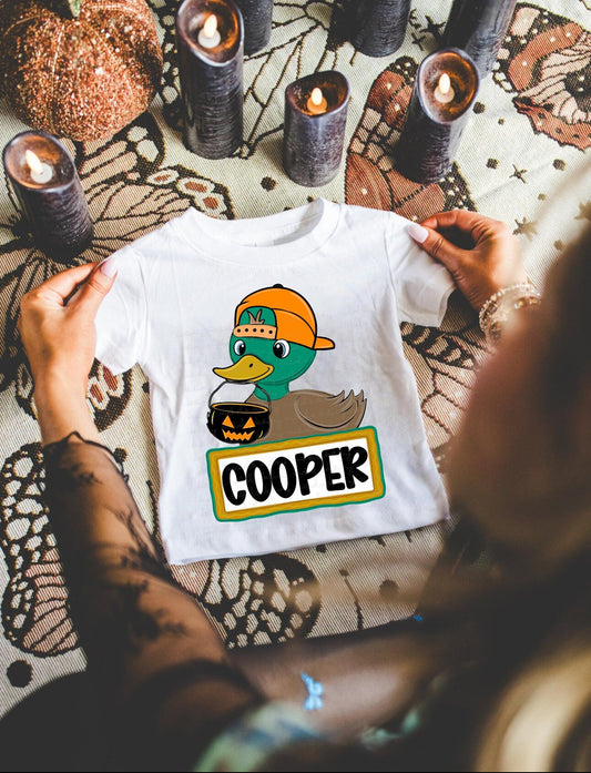Personalized Duck Halloween