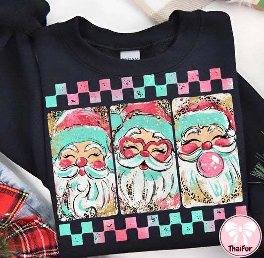 Leopard Trio Santa
