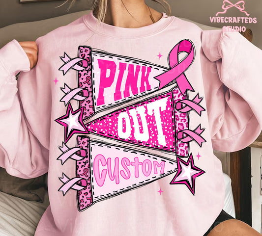 Pink Out Mascot