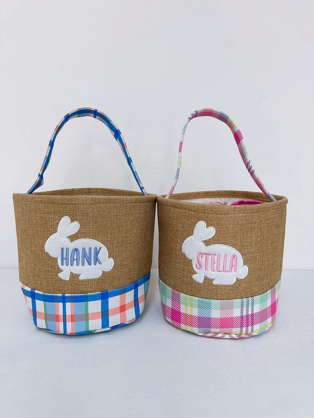 Gingham Easter Buckets - PRE ORDER