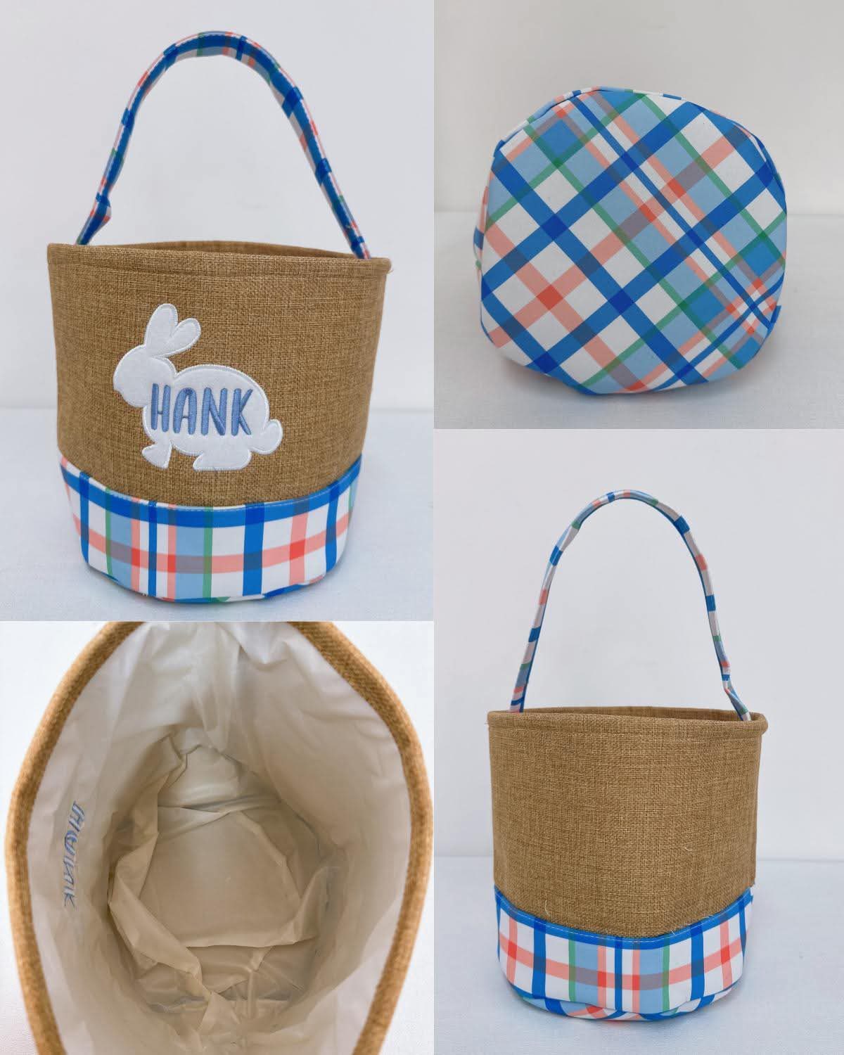 Gingham Easter Buckets - PRE ORDER