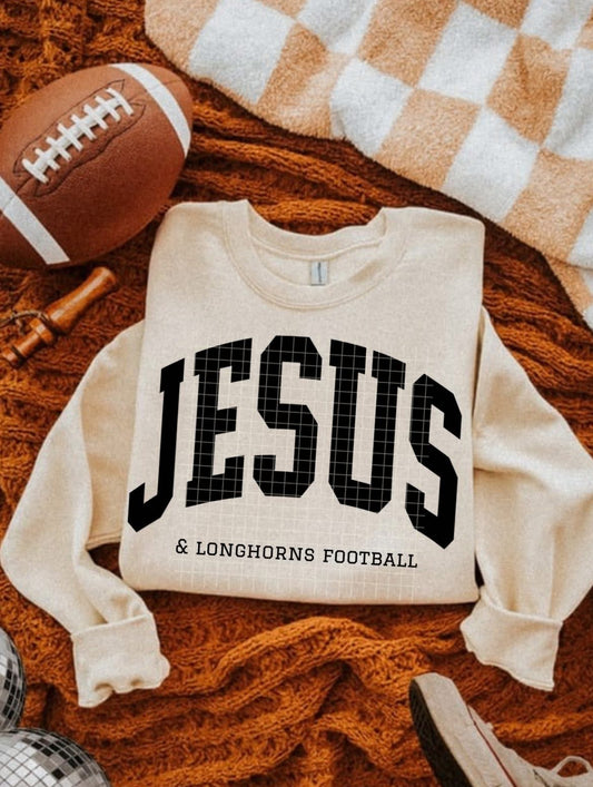 Jesus and CUSTOM Football