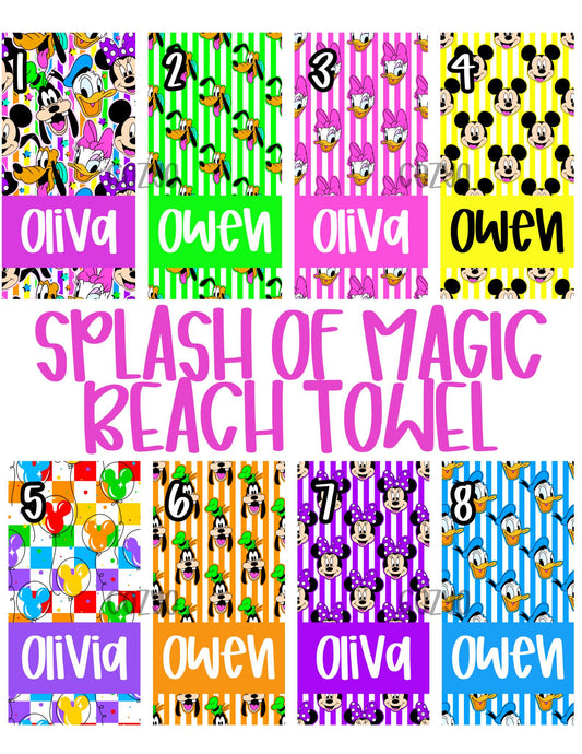 Splash of Magic Beach Towels - PRE ORDER