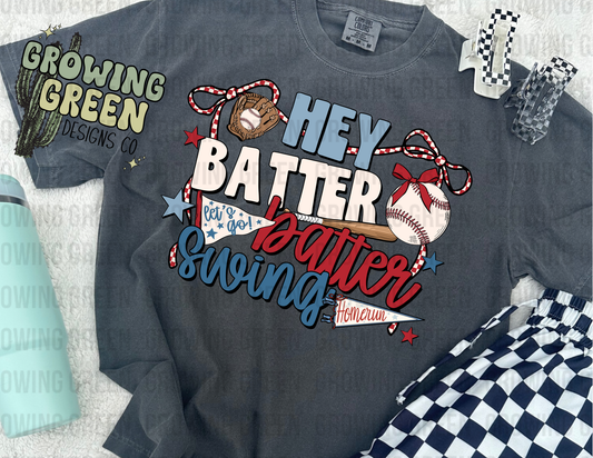 Hey batter batter swing
