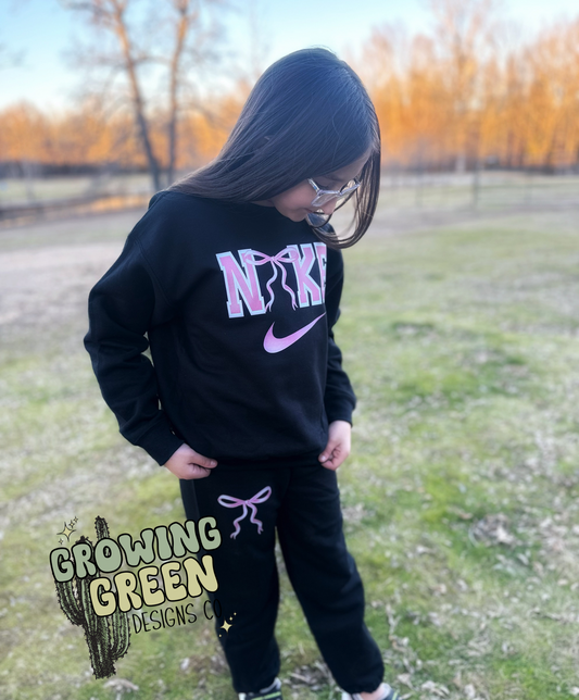 Pink NKE Bow Set