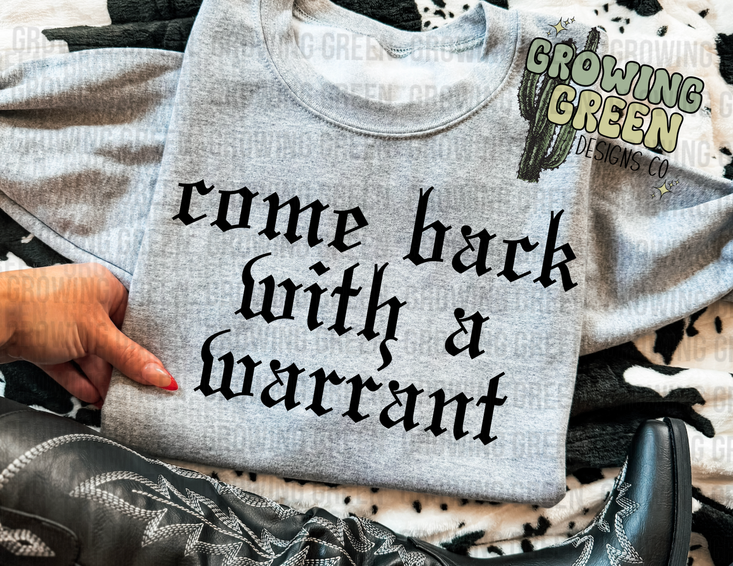 Come back with a warrant