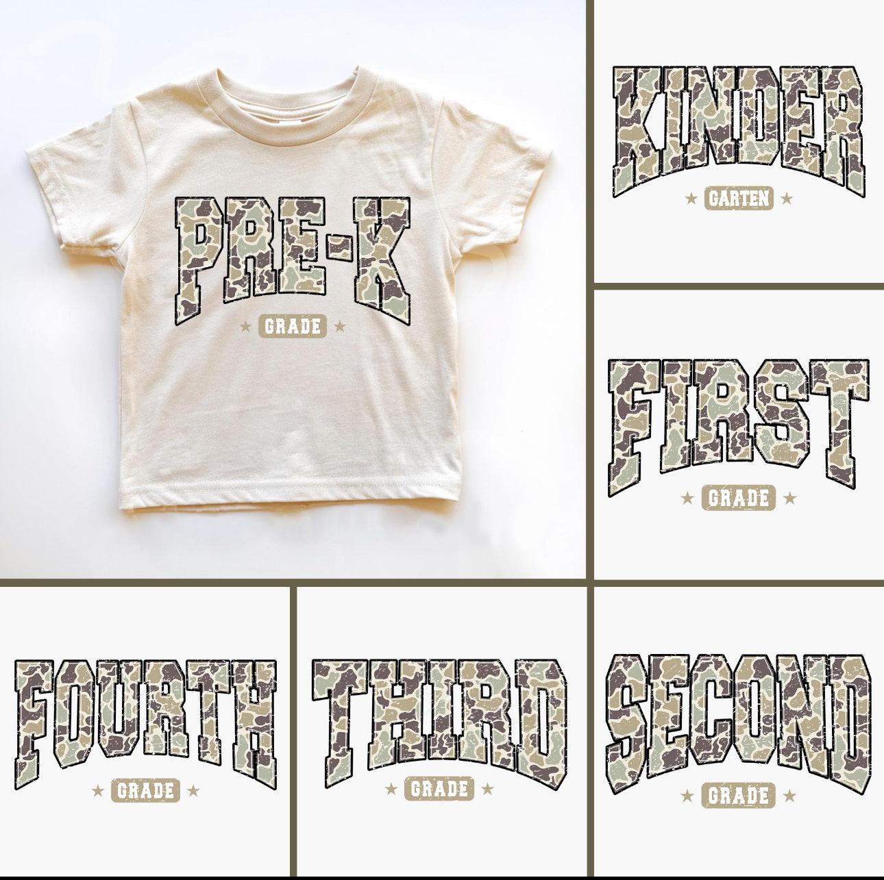 Camo Grades PreK-4th