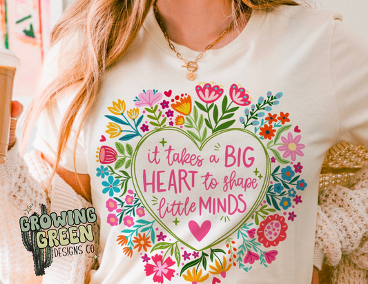 Takes a big heart to shape little minds