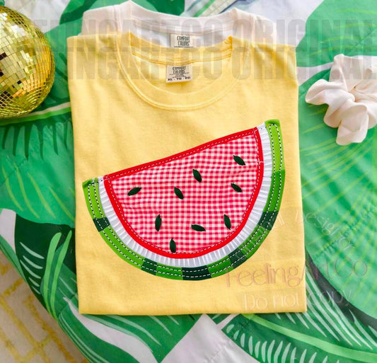 Watermelon Faux Patchwork
