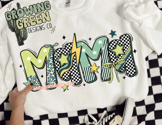 Retro Green Mama