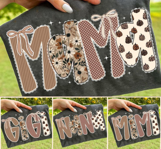 Mama Neutral Floral - CUSTOM
