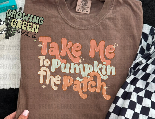 Take me to the pumpkin patch retro